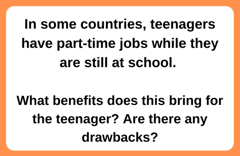 Should Teenager Have a Part-Time Job Quiz - Career Wise English - IELTS ...